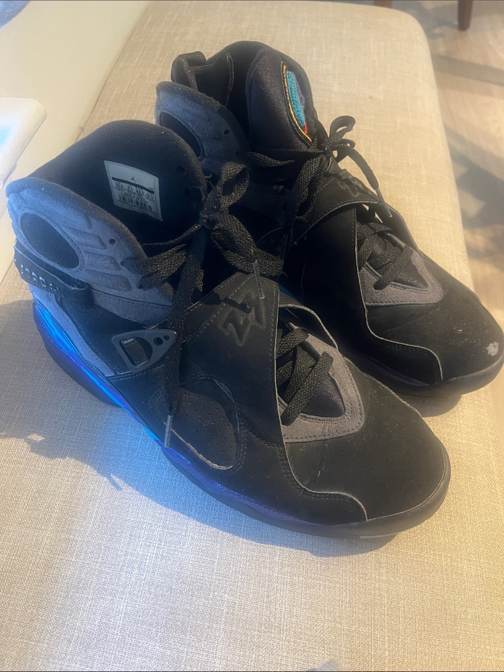 Mens Air Jordan 8 Retro Aqua 2025